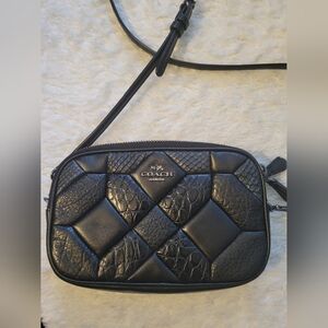 Coach Sadie Black Canyon Quilt Crossbody